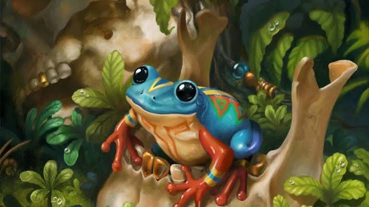 Poison dart frog logo